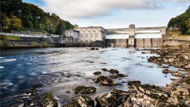 The Salmon Ladder and Dam
