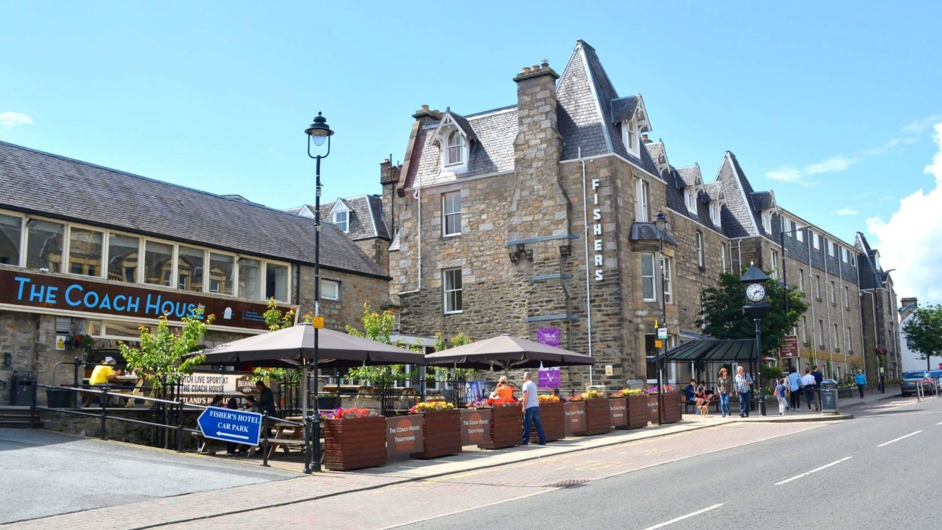 Fishers Hotel Pitlochry Exterior