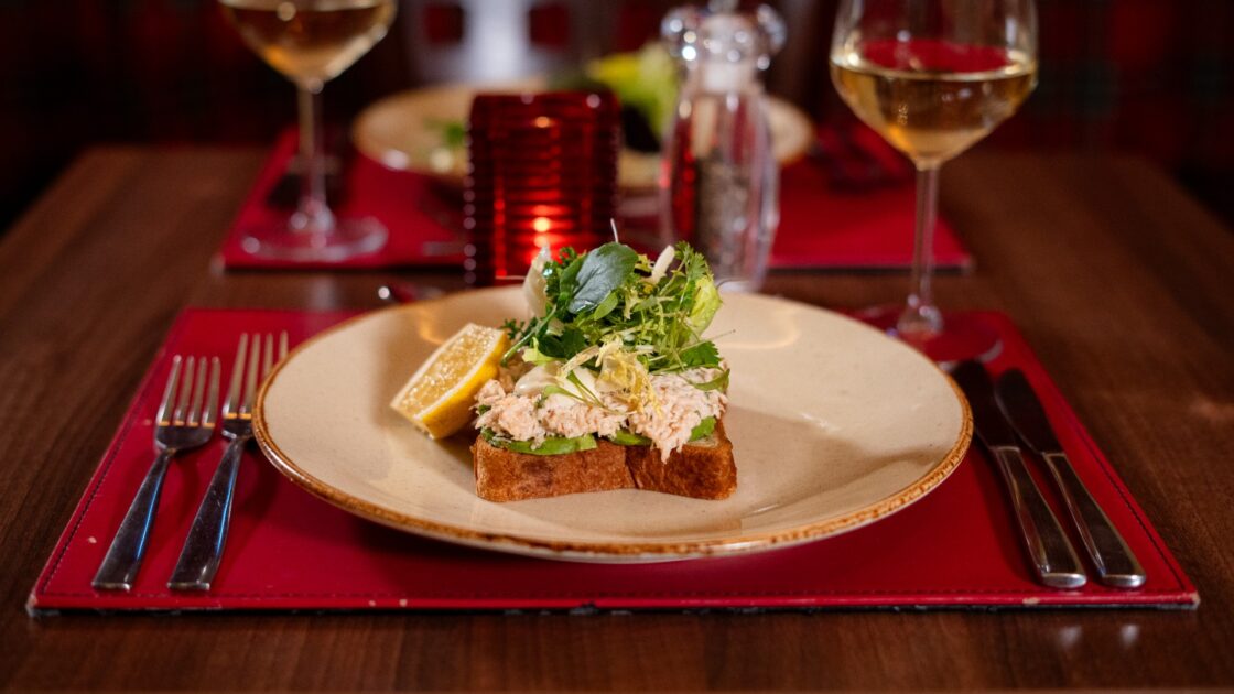Loch Lyne Crab on Toast